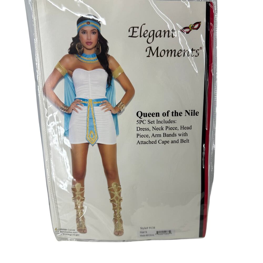 Elegant Moments EM-9138 Queen of the Nile 5 pc costume Womens Small